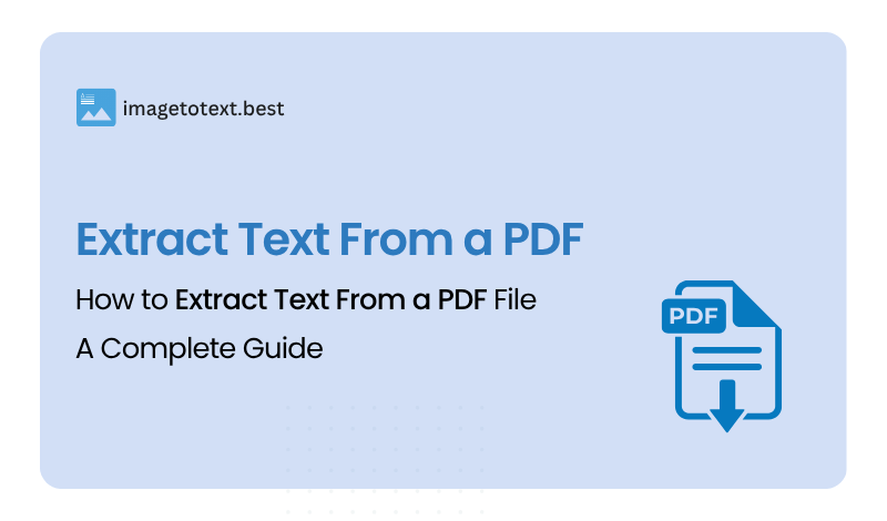 How to Extract Text From a PDF File: A Complete Guide