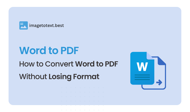 How to Convert Word to PDF Without Losing Format